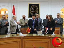 شركة قتشوبا الصينية تحصل على مشروع صحي مهم في مصر