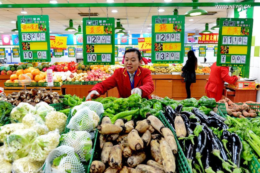 ارتفاع أسعار المستهلكين 1.4% في الصين عام 2015