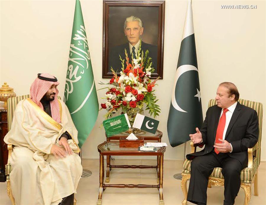رئيس وزراء باكستان يدعم التحالف الاسلامي بقيادة السعودية لمكافحة الارهاب