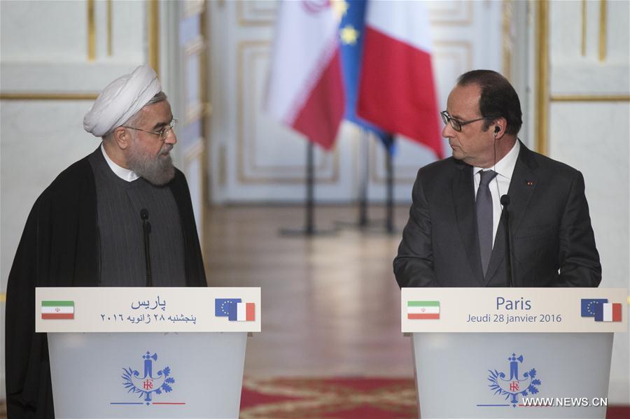 بعد الاتفاق النووي..روحاني في باريس لتعزيز العلاقات