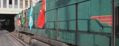  اول قطار من الصين لايران يحفز احياء طريق الحرير