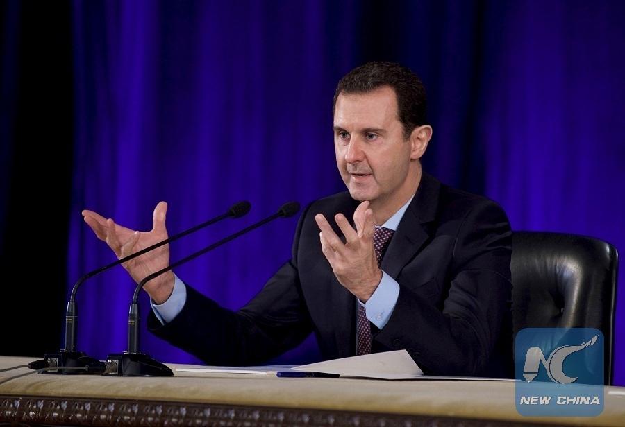 الأسد يؤكد لبوتين استعداد سوريا للمساهمة في تطبيق وقف اطلاق النار