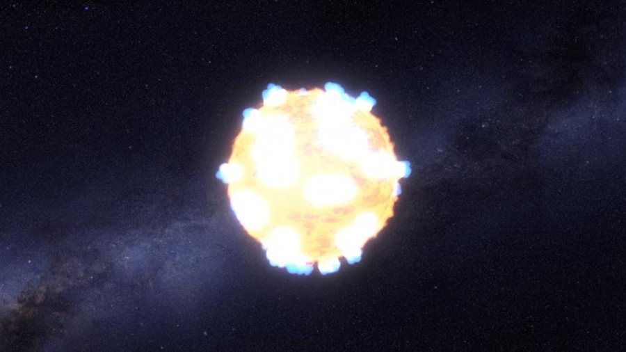 ناسا تنشر فيديو انفجار نجم
