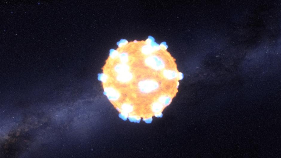 ناسا تنشر فيديو انفجار نجم