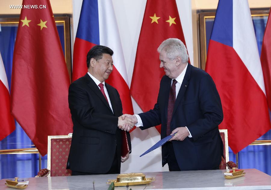 الصين وجمهورية التشيك تقيمان شراكة استراتيجية