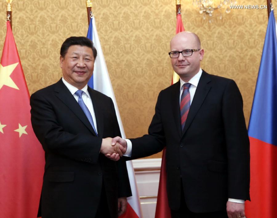 الرئيس الصيني: العلاقات بين الصين والتشيك دخلت عهدا جديدا