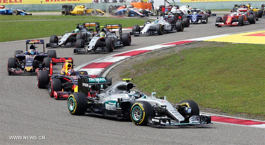 روزبرغ يتوج بطلا لسباق جائزة الصين الكبرى لفورمولا 1