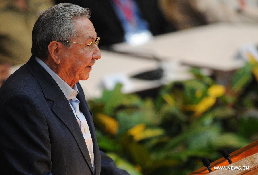 الرئيس الصيني يهنئ راؤول كاسترو بإعادة انتخابه لمنصب الامين الاول للحزب الشيوعي الكوبي