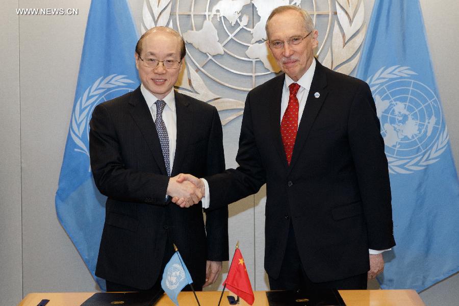 الصين توقع اتفاقية مع الأمم المتحدة لتمويل أنشطة متعلقة بالسلام والأمن والتنمية