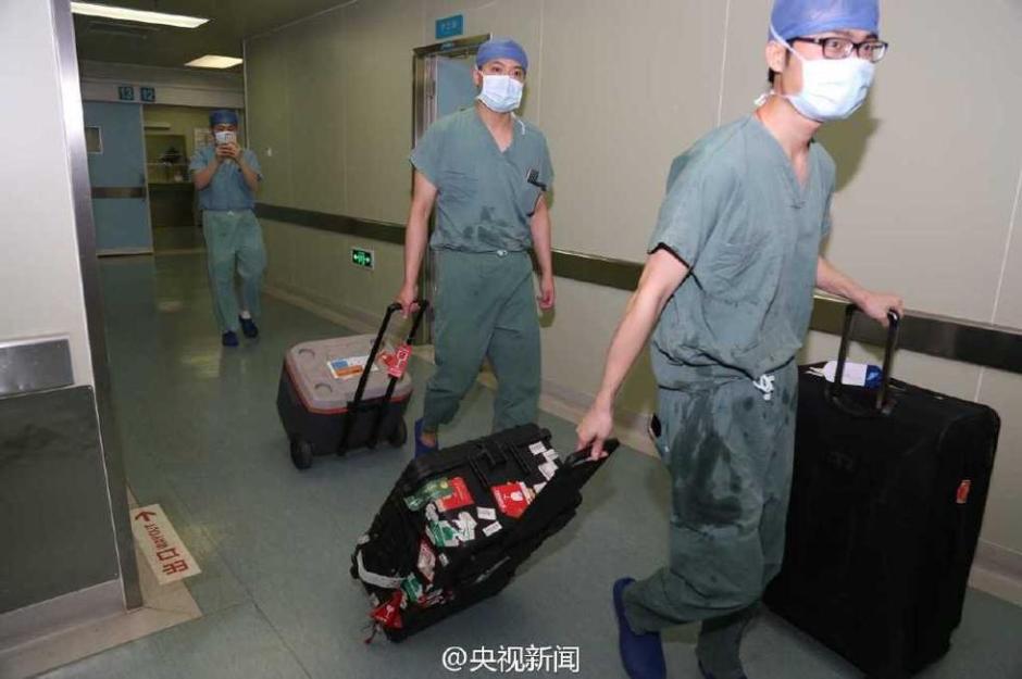 الصين تنجح في اول حالة نقل أعضاء بشرية عبر 