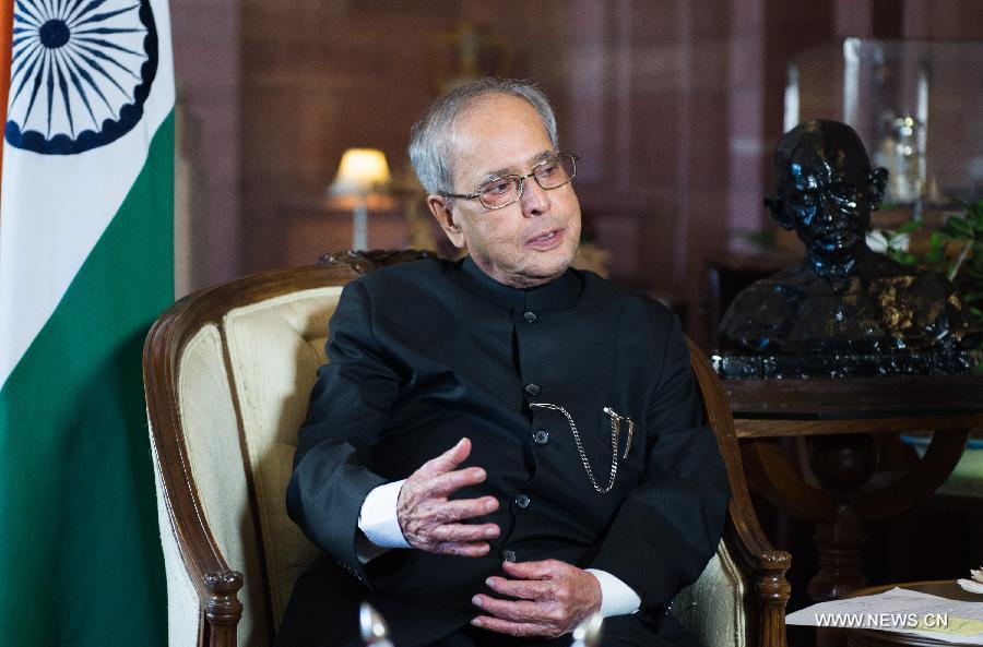 مقابلة: الرئيس الهندي يتطلع إلى شراكة تنموية أقوى مع الصين