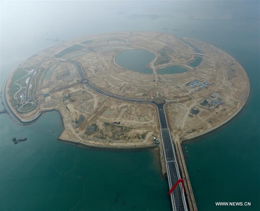 افتتاح جزيرة اصطناعية أمام الزوار بجنوب شرقي الصين