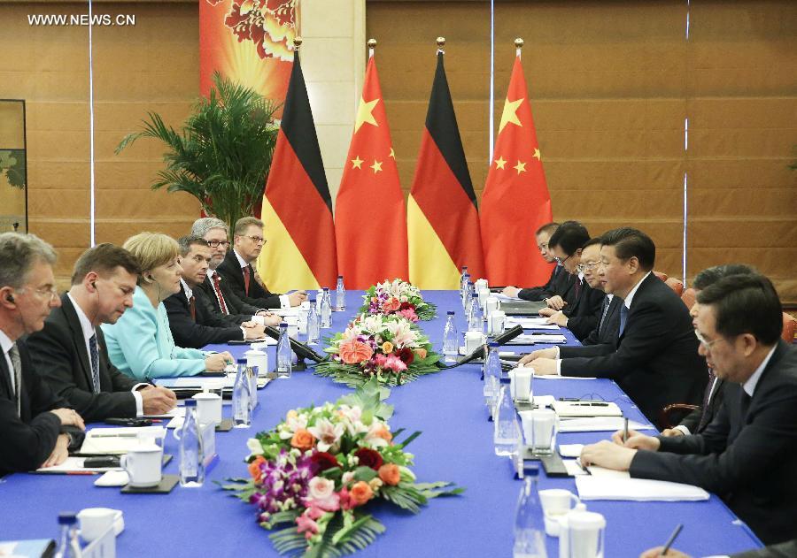 شي يشيد بالعلاقات الناضجة بين الصين والمانيا
