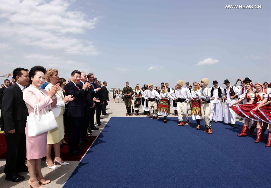 الرئيس الصيني يصل إلى صربيا فى زيارة دولة