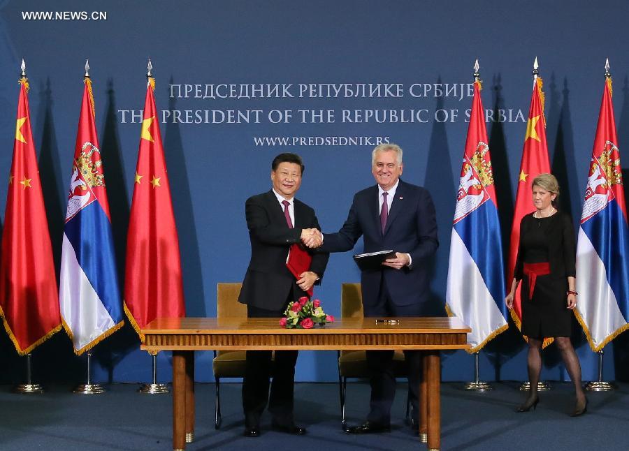 الصين وصربيا تنشران مخططا للارتقاء بشراكتهما