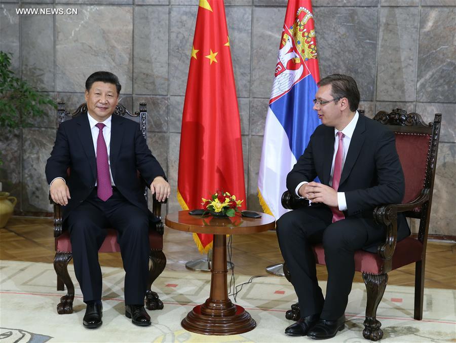 الرئيس الصيني يبحث مع رئيس الوزراء الصربي التعاون البراجماتي والعلاقات مع دول وسط وشرق اوروبا