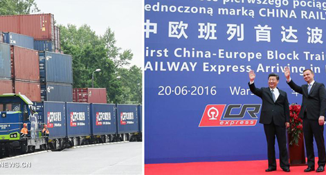 الرئيسان الصيني والبولندى يؤكدان أهمية زيادة خطوط السكك الحديد بين البلدين
