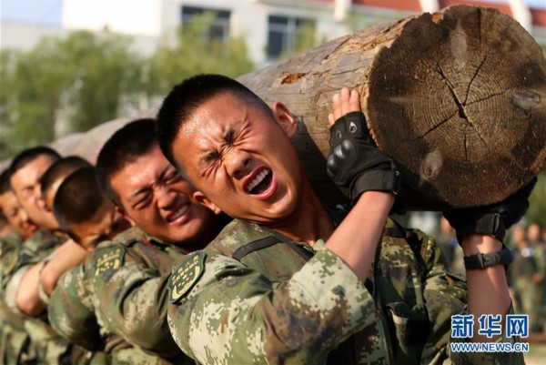 تدريبات قاسية للجيش الصيني 