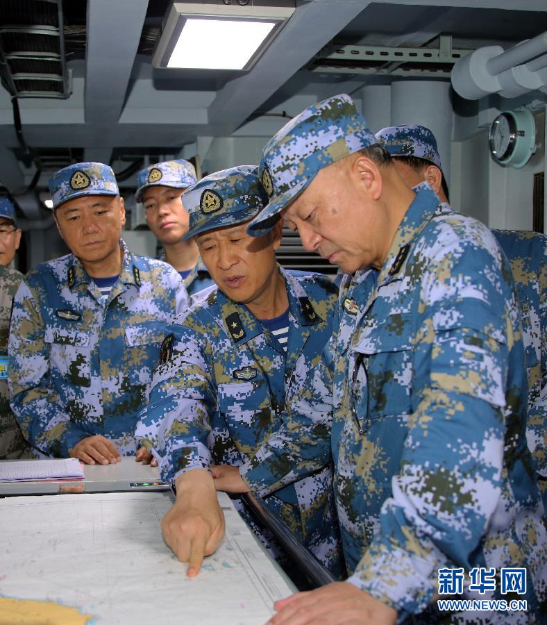 القوات البحرية الصينية تقوم بمناورة قتالية في بحر الصين الجنوبي