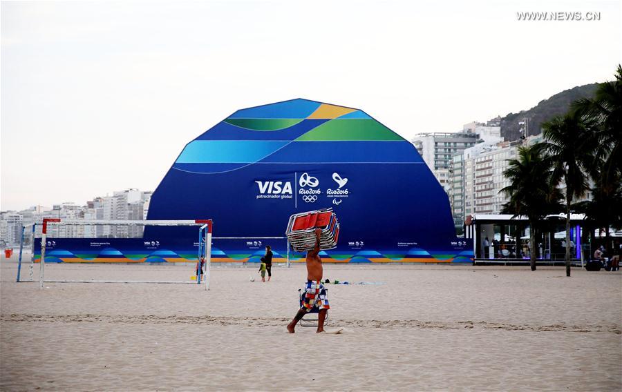 الجو لاستقبال الأولمبياد يشتد في ريو دي جانيرو