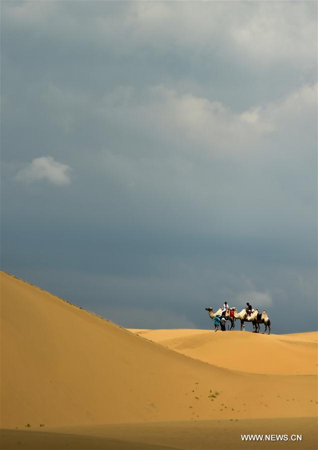 منتجع سياحي صحراوي في الصين