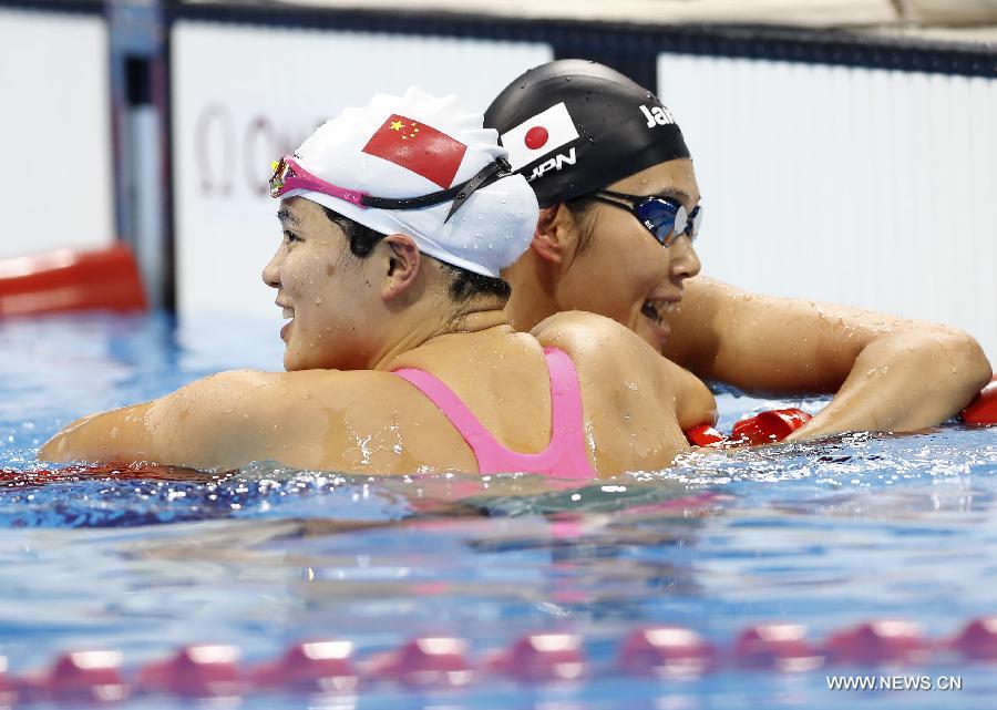 اليابانية كانيتو تفوز بذهبية سباق السباحة 200 م صدرا بأولمبياد ريو