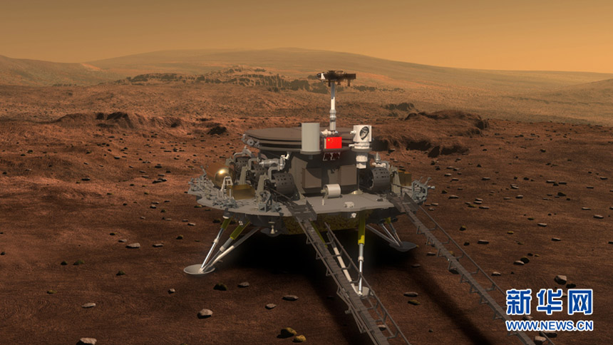 لأول مرة.. الصين تكشف عن تصميم عربة ومسبار المريخ