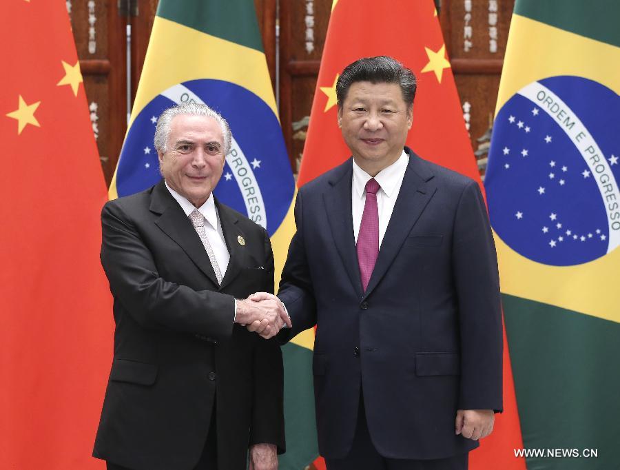 الصين والبرازيل تتفقان على الارتقاء بالشراكة الاستراتيجية الشاملة