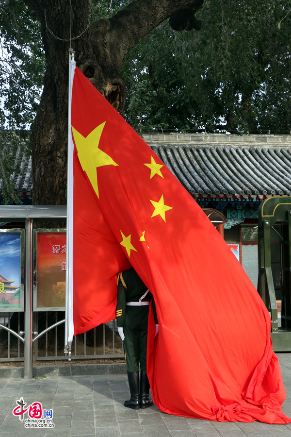 حراس العلم الوطني الصيني