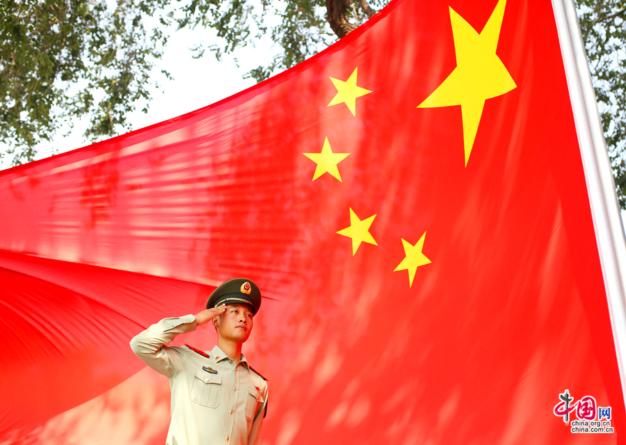 حراس العلم الوطني الصيني