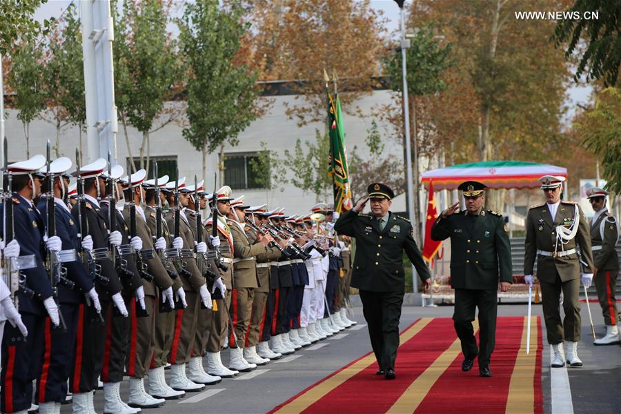 الصين وإيران تتعهدان بتعميق التبادل العسكرى