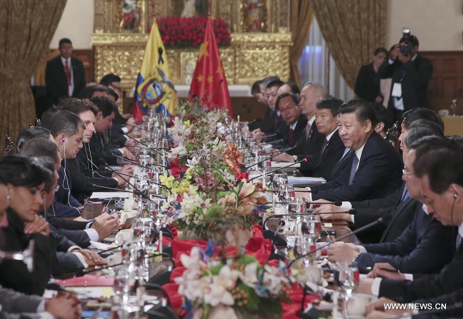 الصين والإكوادور ترفعان مستوى العلاقات الثنائية إلى شراكة إستراتيجية شاملة