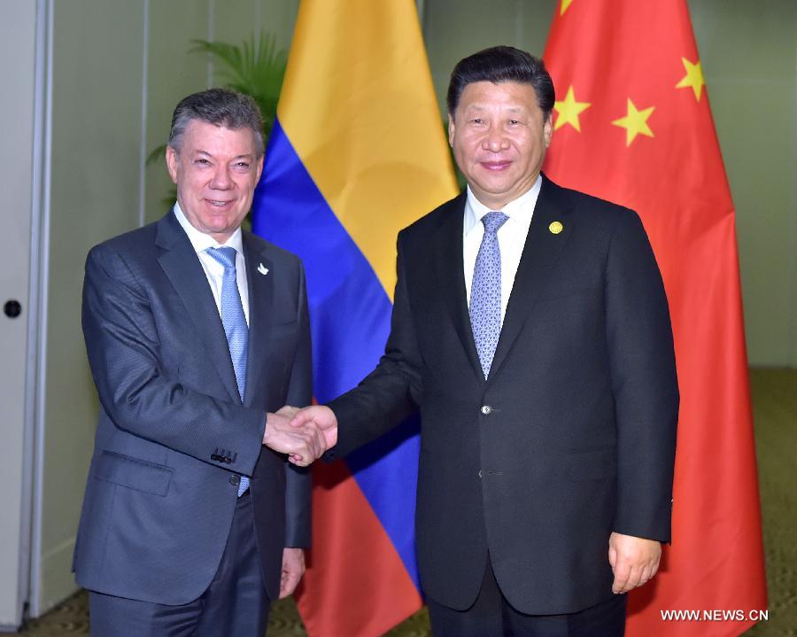 الرئيس الصيني يقول إن الصين تدعم عملية السلام في كولومبيا