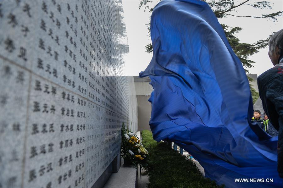 إضافة أسماء جديدة للجدار التذكاري لضحايا مذبحة نانجينغ 1937