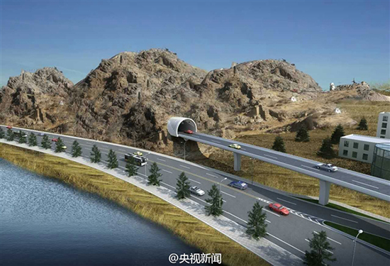الصين تبنى أعلى طريق دائرية حول المدينة