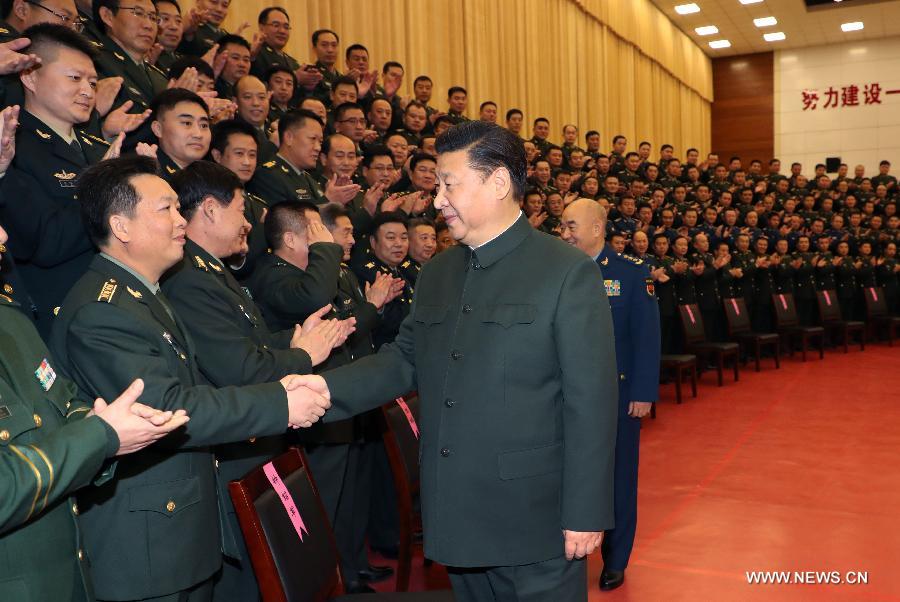 الرئيس الصيني يدعو لمواصلة جهود بناء جيش قوي