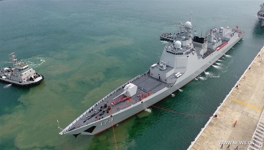 عودة سفن حربية صينية بعد تدريب بحري