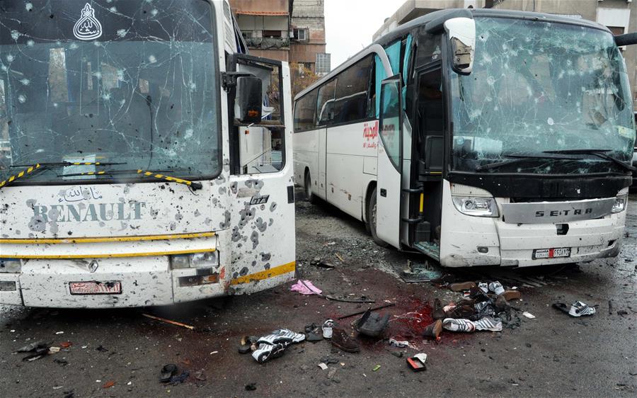 سوريا: 40 قتيلا و120 جريحا في تفجير عبوتين ناسفتين بدمشق