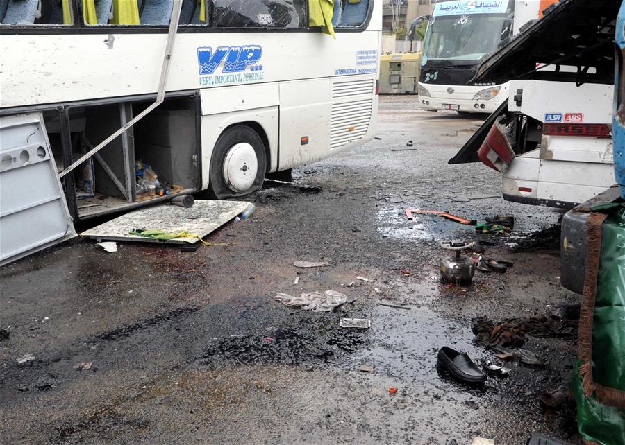 سوريا: 40 قتيلا و120 جريحا في تفجير عبوتين ناسفتين بدمشق