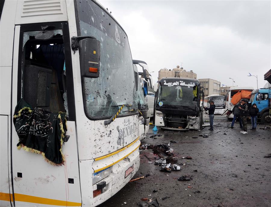 سوريا: 40 قتيلا و120 جريحا في تفجير عبوتين ناسفتين بدمشق
