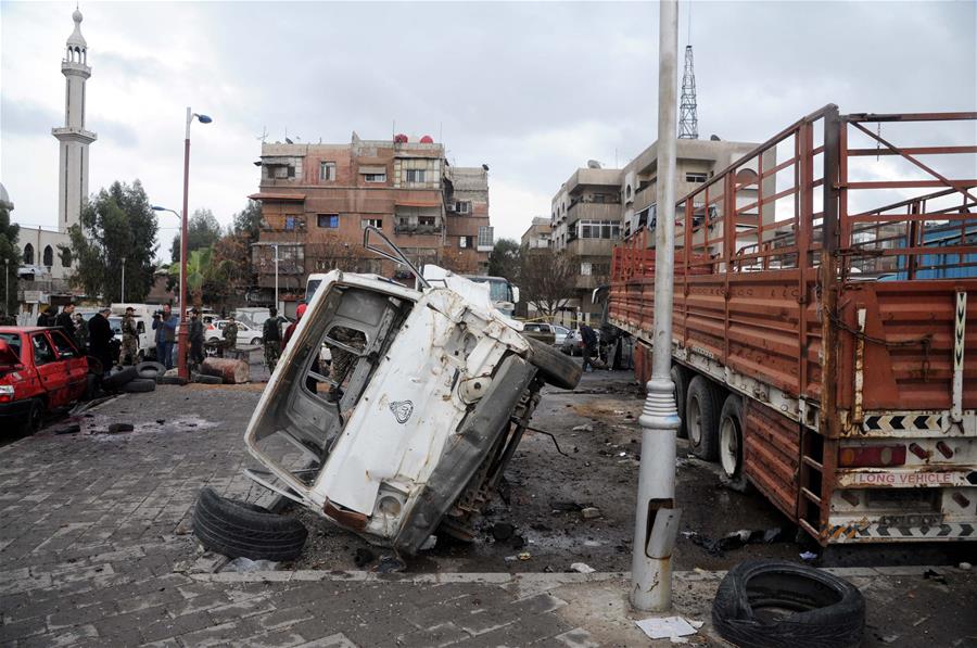 سوريا: 40 قتيلا و120 جريحا في تفجير عبوتين ناسفتين بدمشق