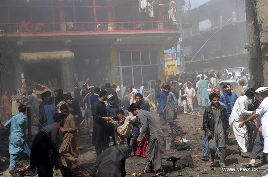 ارتفاع أعداد القتلى فى انفجار السوق فى شمال غرب باكستان الى 22 وإصابة 70