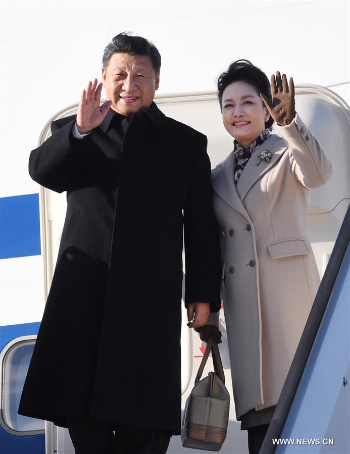الرئيس الصيني يصل إلى فنلندا فى زيارة دولة