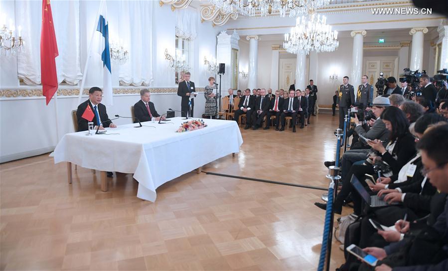 الصين وفنلندا تتفقان على دفع العلاقات وتعميق التعاون
