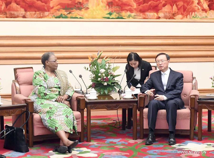 عضو مجلس الدولة الصيني يلتقي نائب رئيس وزراء ناميبيا