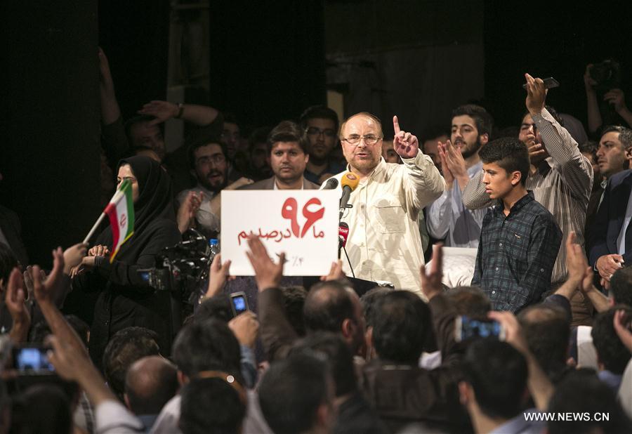 المرشح الرئاسي محمد باقر يواصل حملته الانتخابية في طهران