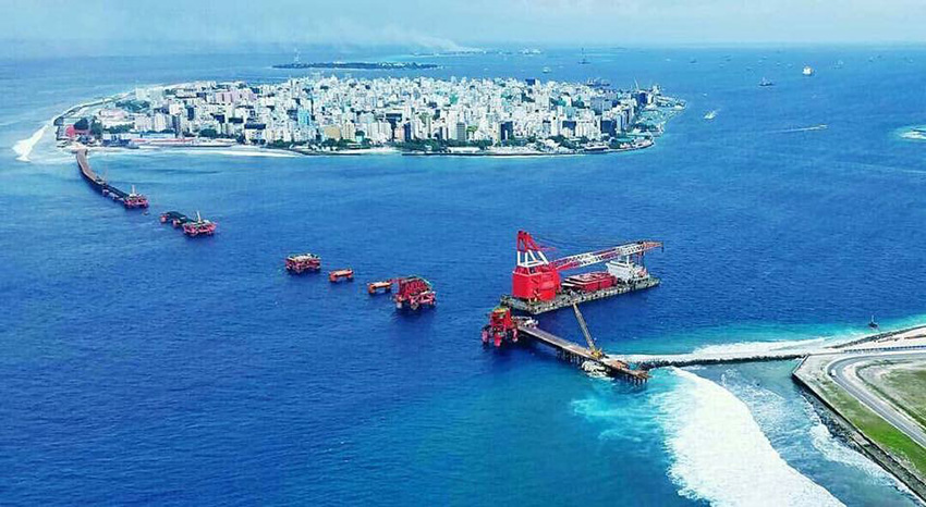 الحزام والطريق: شركة صينية تبني أول جسر ضخم في مالديف