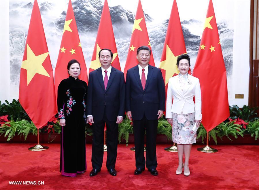 الرئيسان الصينى والفيتنامى يعقدان محادثات حول العلاقات الثنائية