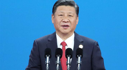 الرئيس الصيني يفتتح منتدى الحزام والطريق