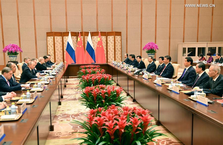 الرئيس شي: الصين وروسيا تلعبان دور